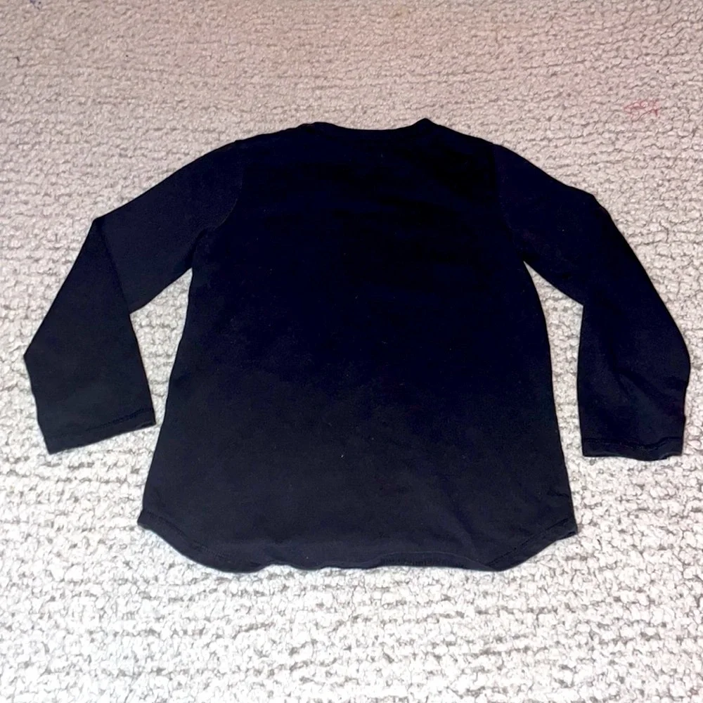 The Children’s Place Love Heart Leopard Print Sweatshirt, Size M 7/8
